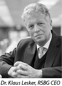 Dr. Klaus Lesker, RSBG CEO